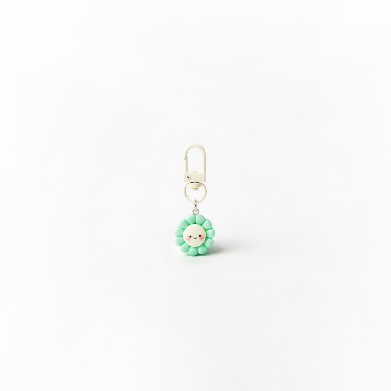 Cute Smile Floral Pendant Keychain Bag Charm 6W10BBC673
