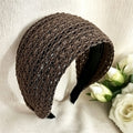 Trendy Hollow Out Woven Wide Hadband 6W6HBD288