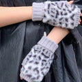 Faux Fur Fingerless Gloves - DippedShop Wholesale - #8835