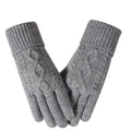 Cable Knit Touchscreen Gloves - DippedShop Wholesale - #0627