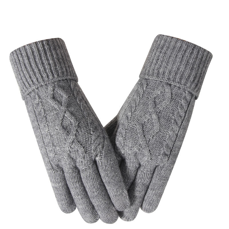 Cable Knit Touchscreen Gloves - DippedShop Wholesale - #0627