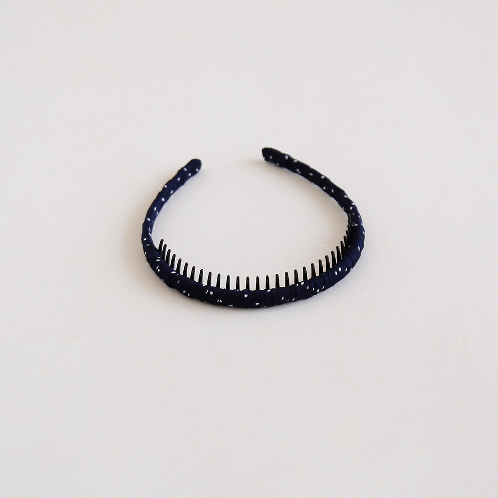 Simple Polka Dot Non-Slip Headband with Teeth 6W6HBD369