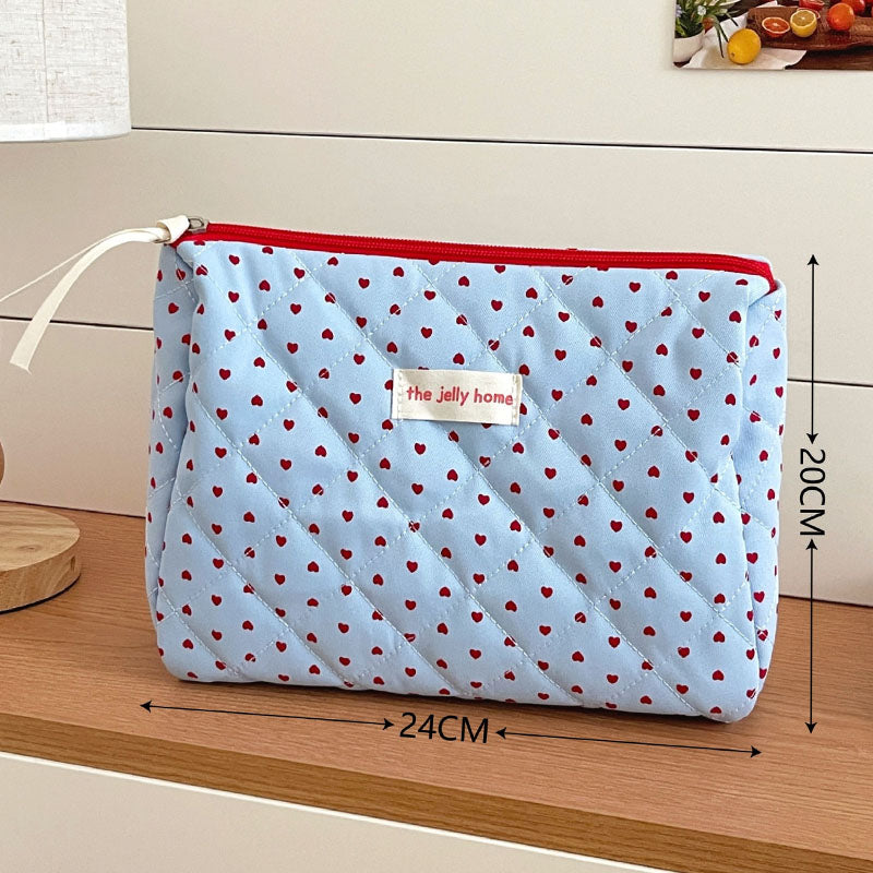 Cute Puppy Embroidery Portable Makeup Bag MK2BW6S10BOB97