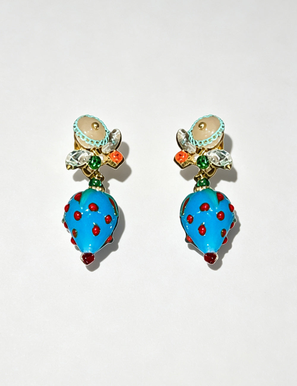 Strawberry Dangle Earrings - DippedShop Wholesale - #9443