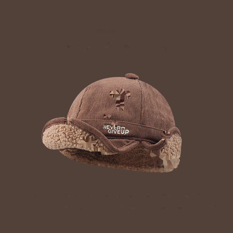Vintage Faux Lamb Wide Brim Cap 6W6HAT672