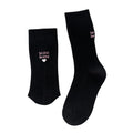 Heart Letter Embroidered Ribbed Mid Socks 6W8FSO649