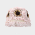 Stylish Hand Crochet Fur Bucket Hat 6W6HAT676