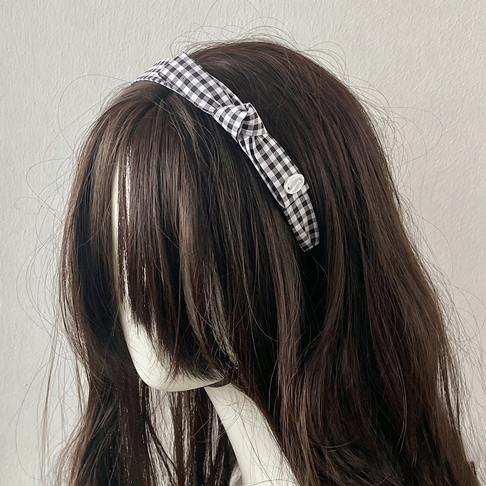 Cute Denim Bow Knot Non Slip Headband 6W6HBD366