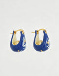Enamel Drip Hoop Earrings - DippedShop Wholesale - #5571