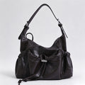 Vintage Drawstring Multiple Pocket Shoulder - DippedShop Wholesale - #0179