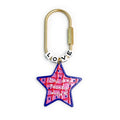 Star Pendant Keychain - DippedShop Wholesale - #4915