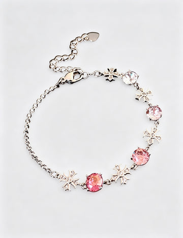 Chic Cross Rhinestones Chain Bracelet 6W6JBR688