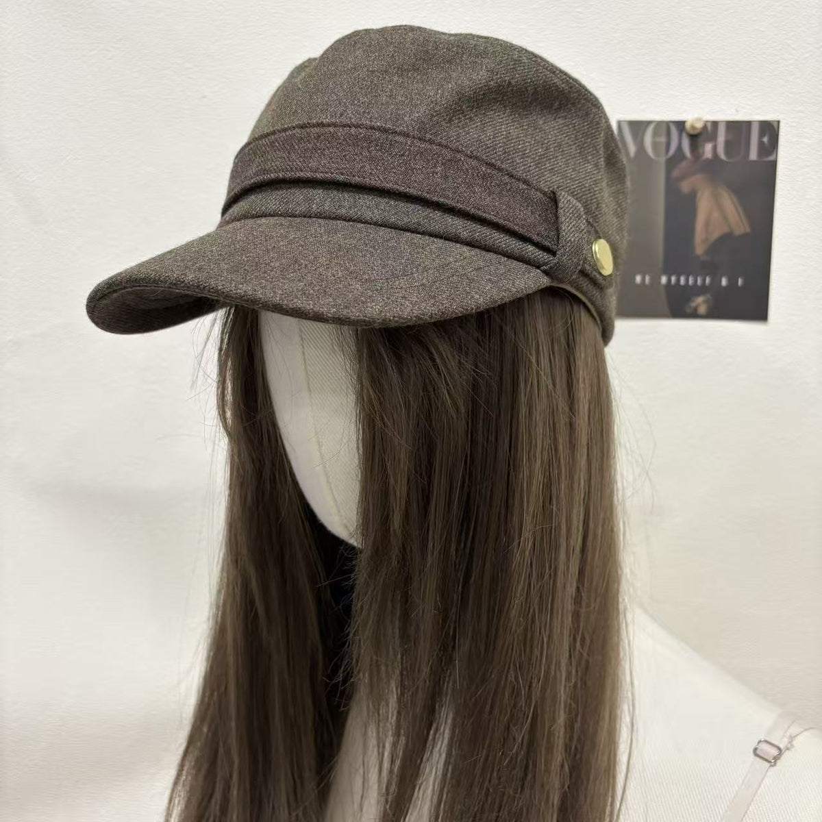 Retro Plaid Color Block Outdoor Baseall Cap 6W6HAT798