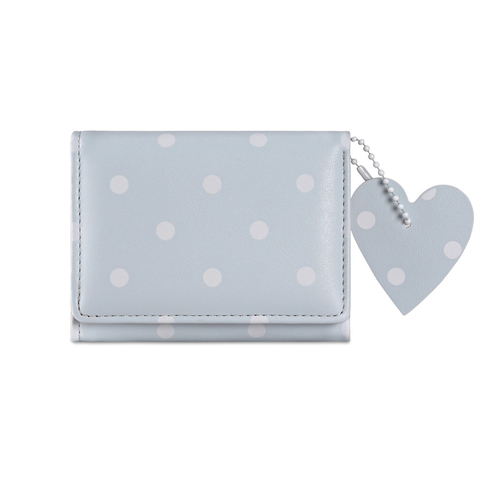 Trifold Heart Charm Wallet - DippedShop Wholesale - #2547
