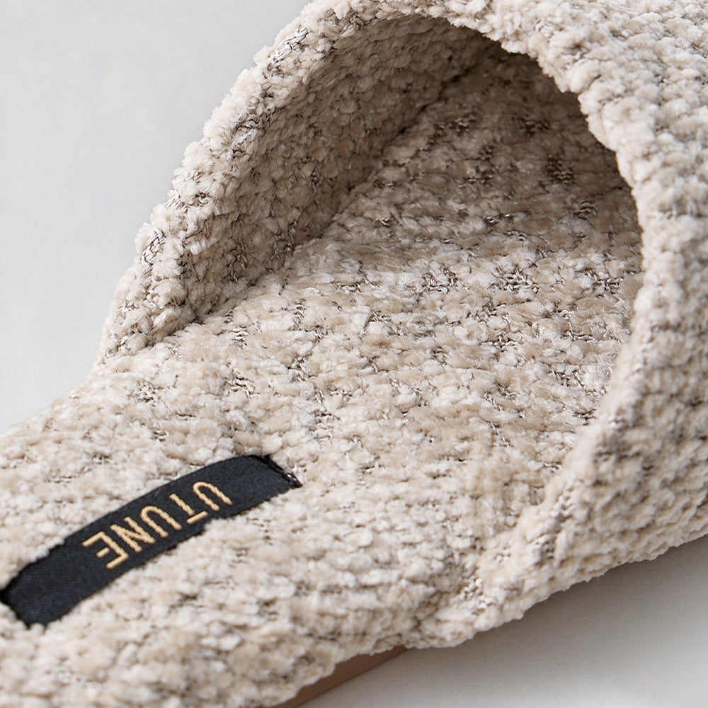 Elegant Solid Color Non-Slip Soft Indoor Slippers 6W8FSP291