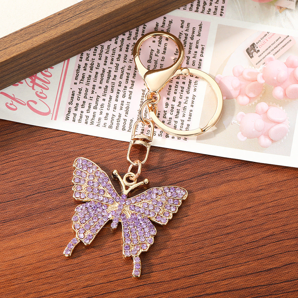 Butterfly Pendant Bag Charm - DippedShop Wholesale - #5379