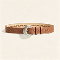 Fashion Hollow Out Wovven PU Leather Belt 6W6JBT225