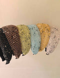 Woven wide headband - DippedShop Wholesale - #4851