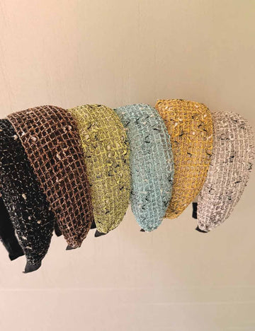 Woven wide headband - DippedShop Wholesale - #4851