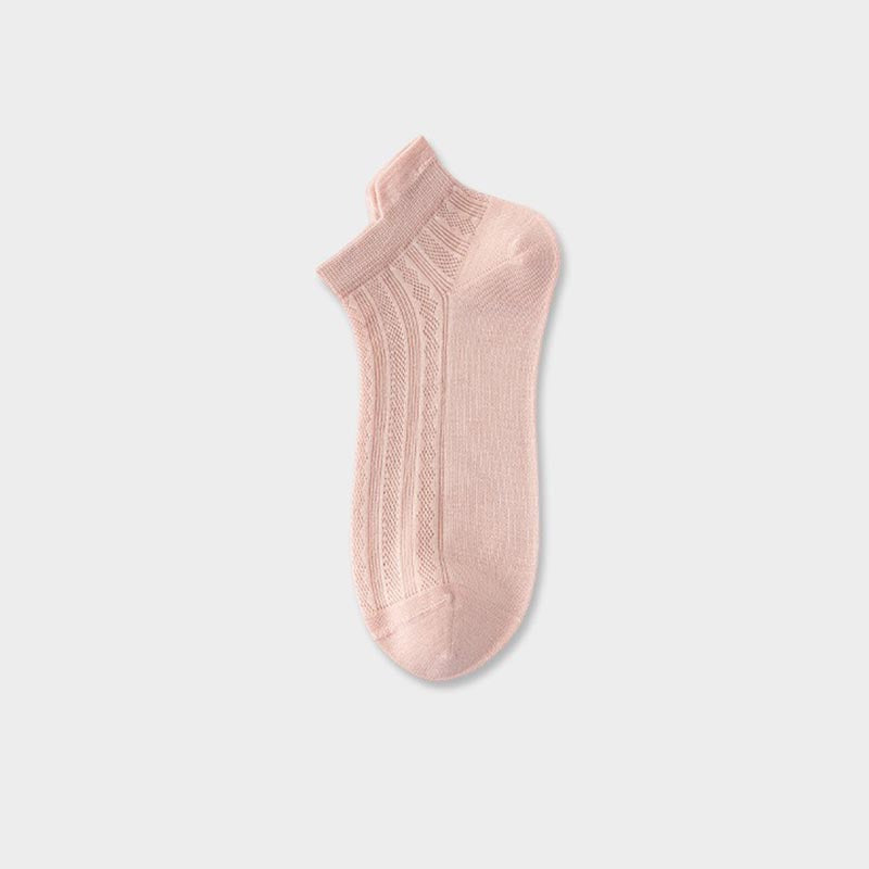 Solid Mesh Ankle Socks - DippedShop Wholesale - #0851