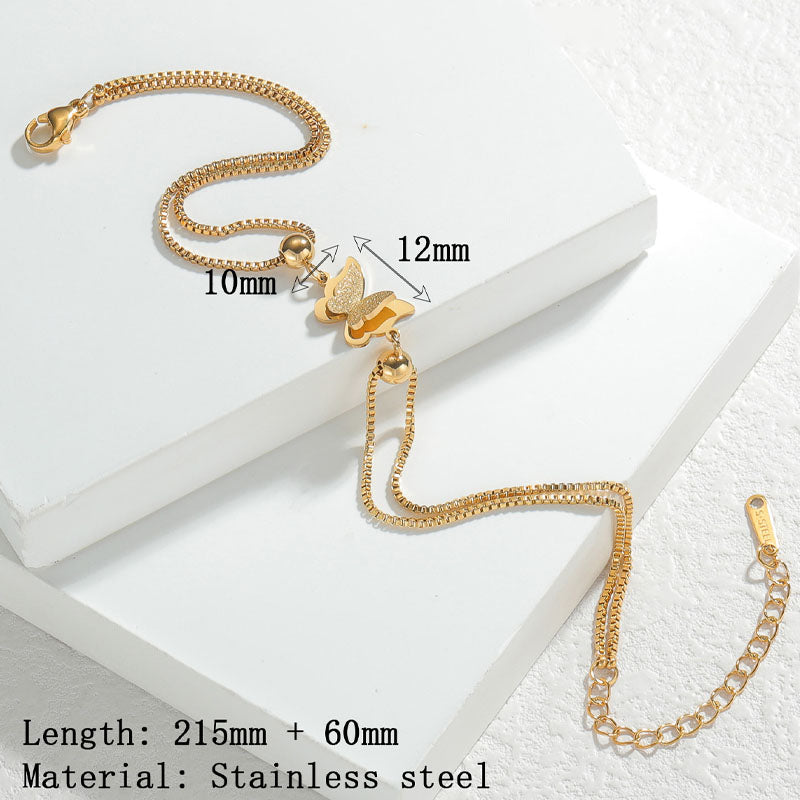 Elegant Butterfly Gold Plated - DippedShop Wholesale - #3155
