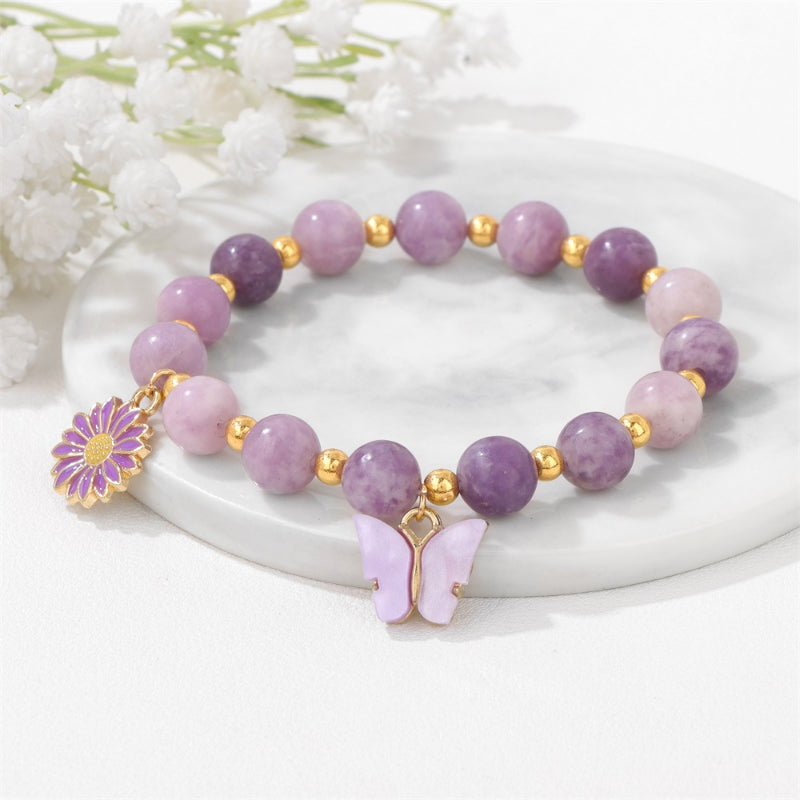 Butterfly Elegant Daisy Beaded BraceletS DPJB1035