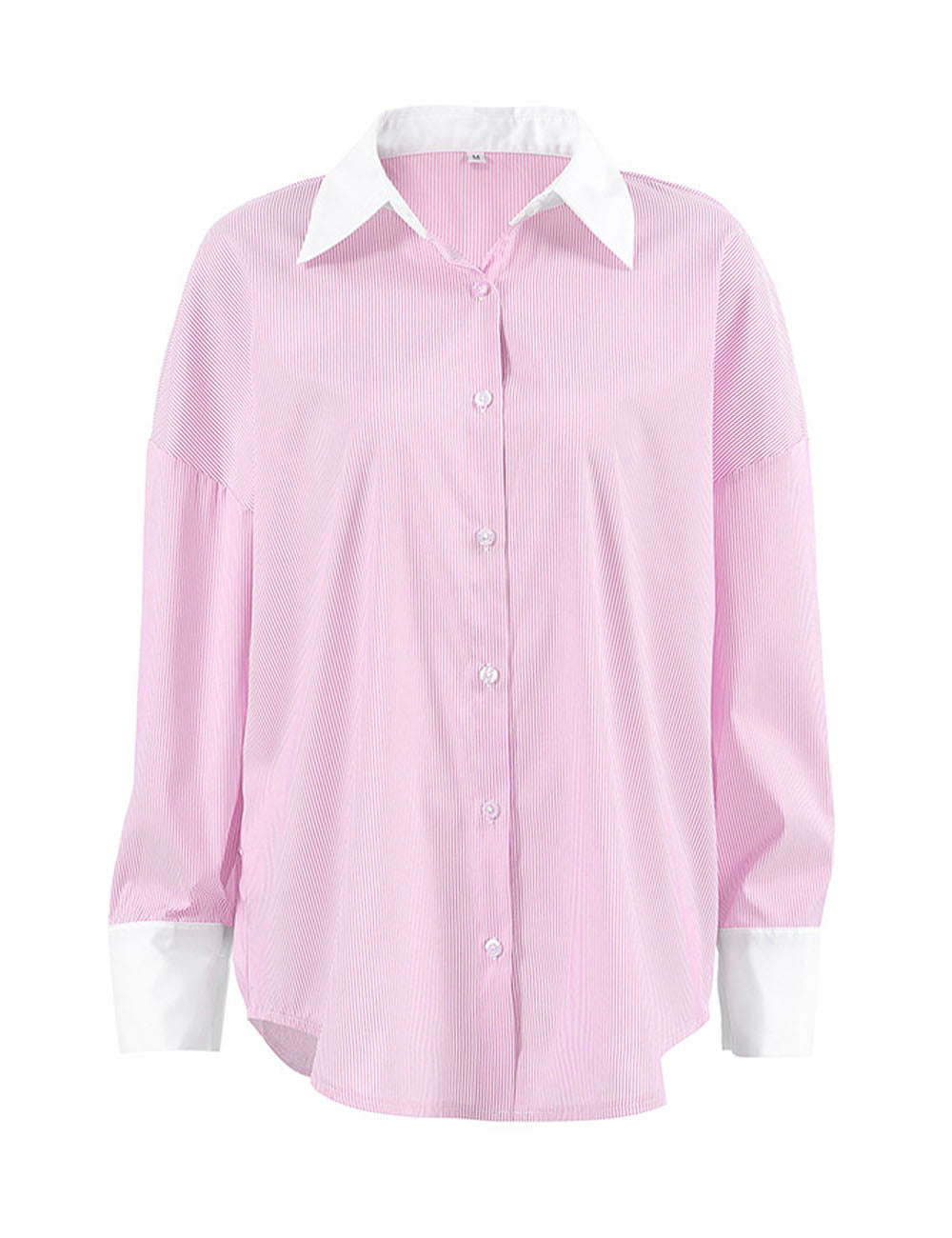 Casual Color Block Striped Long Sleeve Top DP25E557
