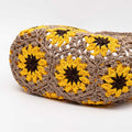 Flower Crochet Beach Bag - DippedShop Wholesale - #7875