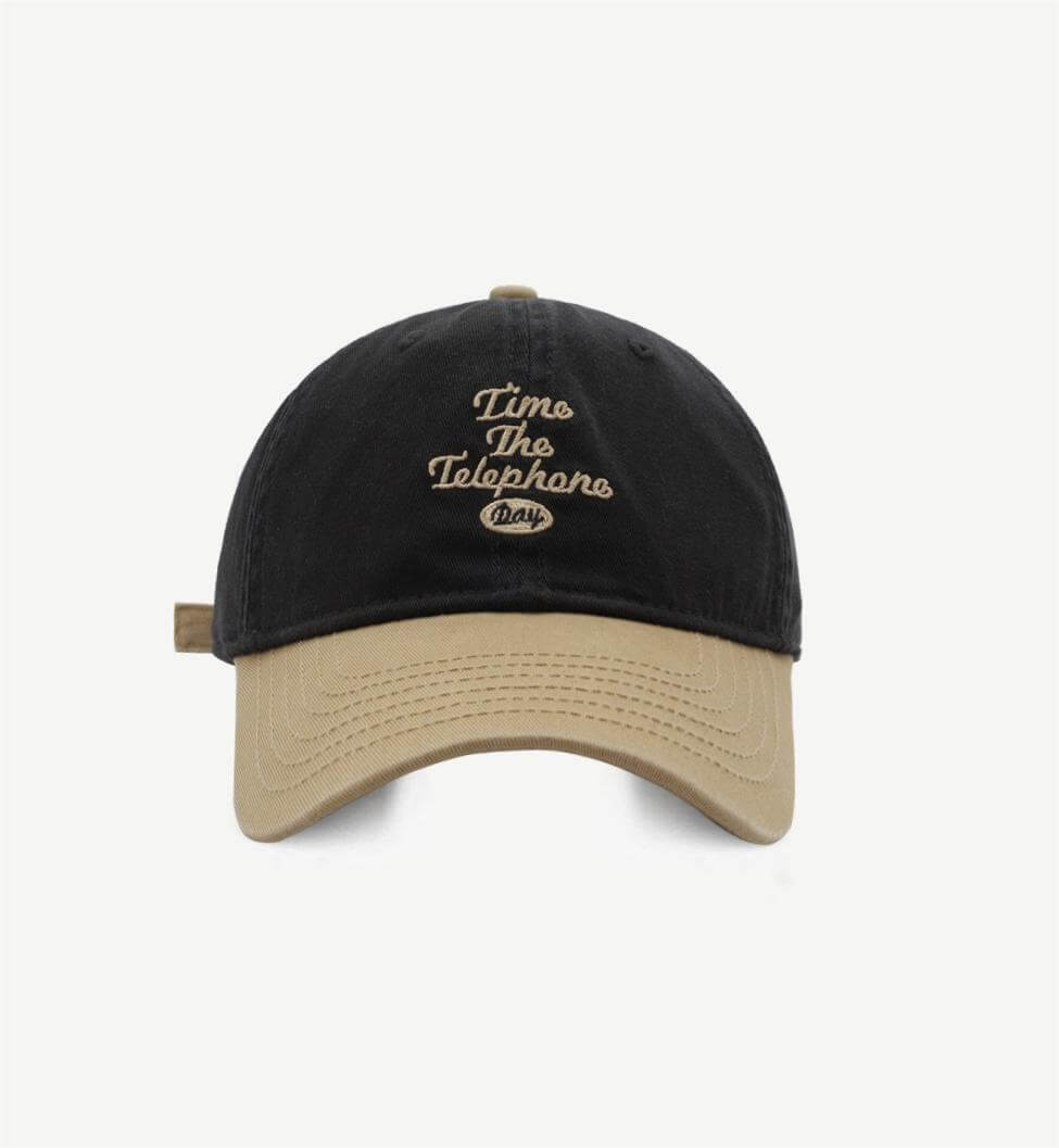 Contrast Color Embroidered Baseball Caps DPJBC0111