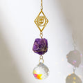 Natural Stone Crystal Ball Pendant - DippedShop Wholesale - #7811