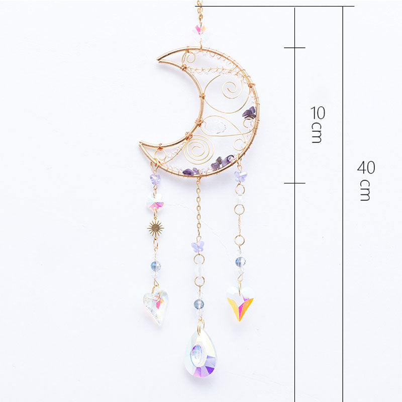 Moon Crystal Suncatcher - DippedShop Wholesale - #0243