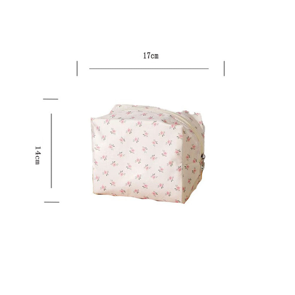 Pink Mini Floral Pattern Cosmetic Bag MK2BW6W10BOB417