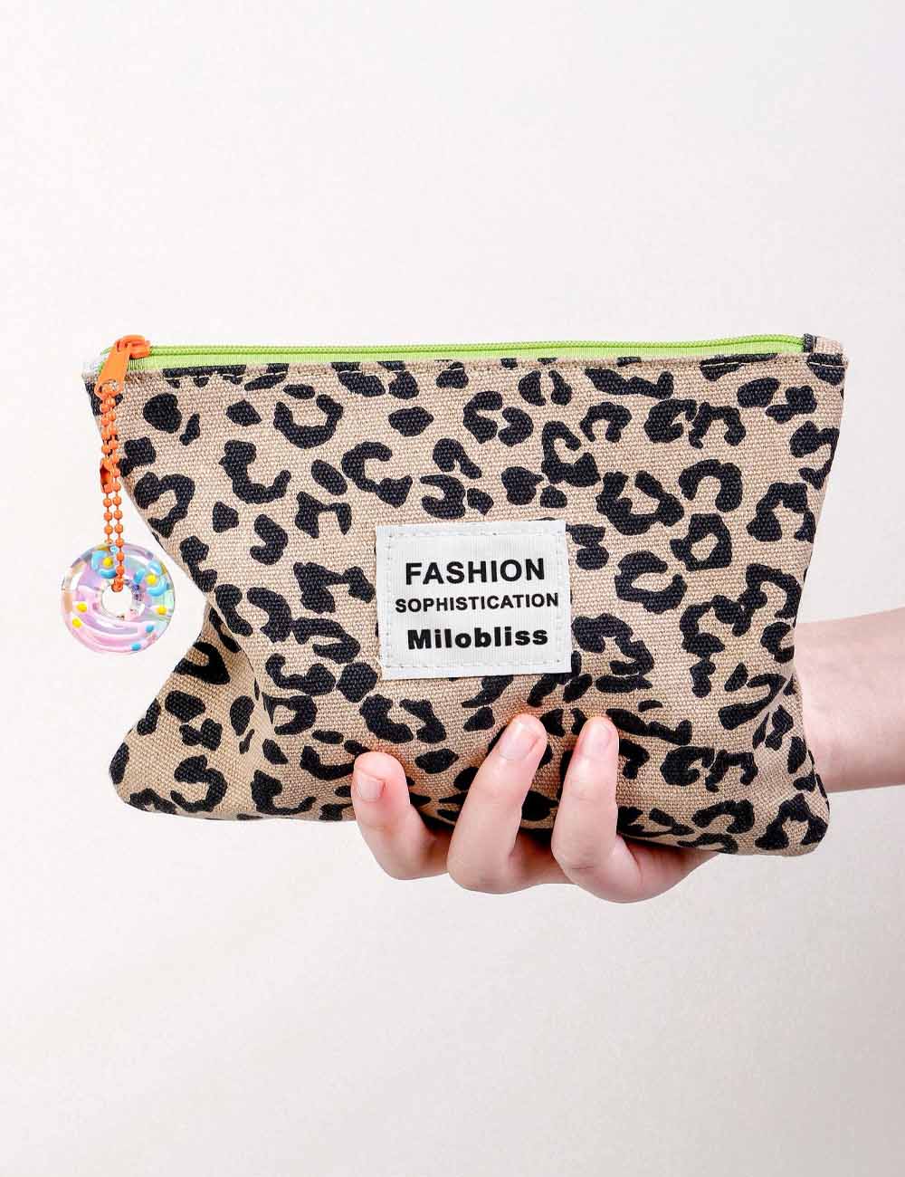 Leopard Print Portable Makeup Bag DP25E639
