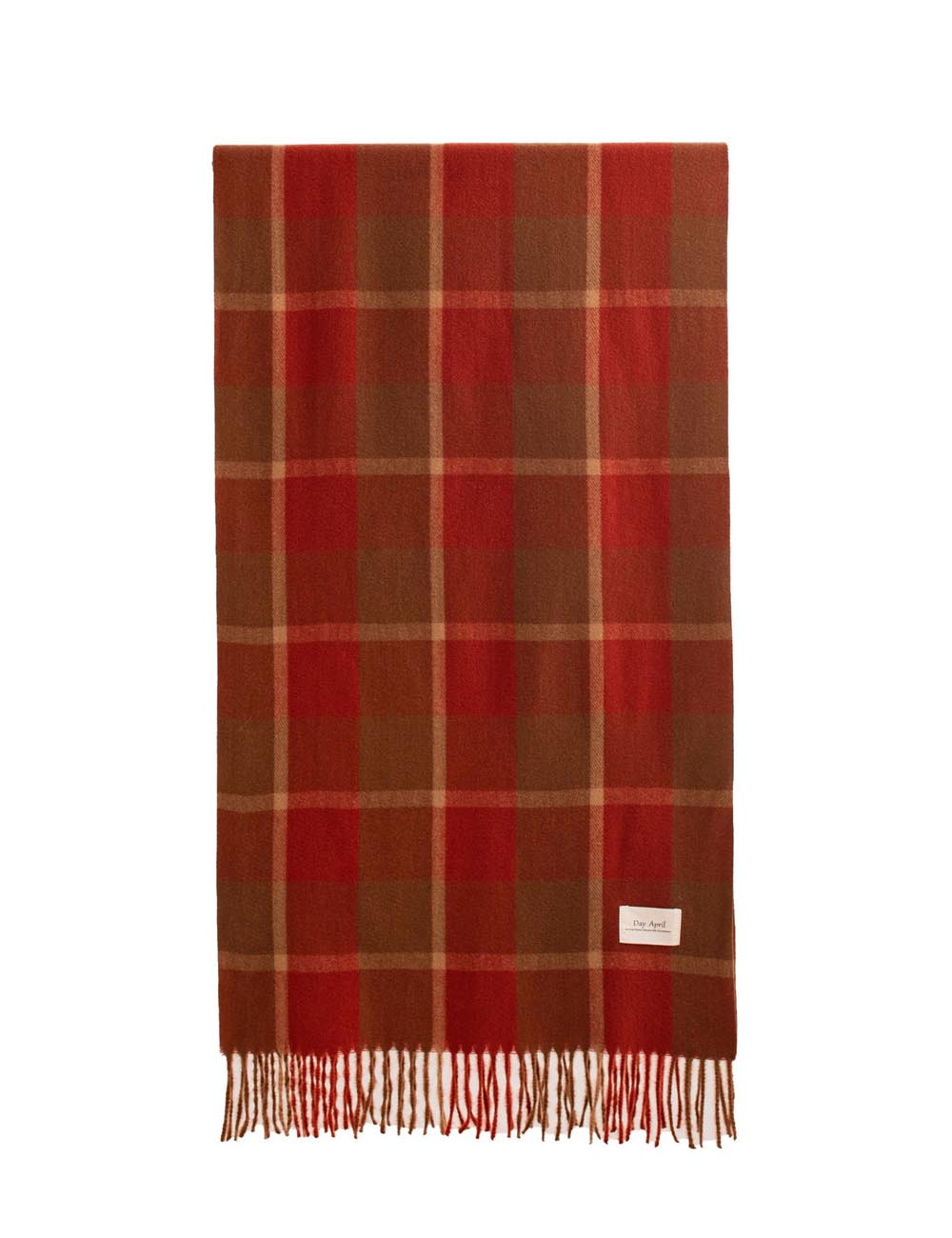 Vintage Plaid Wool Scarf - DippedShop Wholesale - #4963