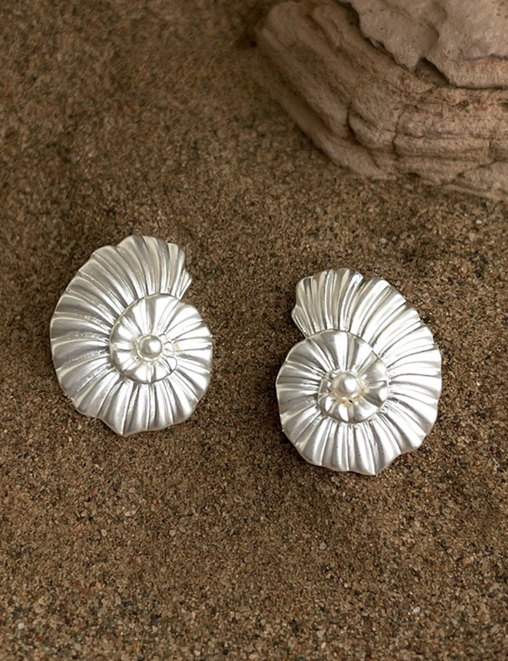 Electroplated Conch Stud Earrings - DippedShop Wholesale - #5635