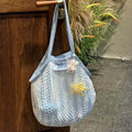 Cute Beach Mesh Large Capacity Handbag 8BW6BOB77L