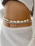 Boho Multi-Color Layered Beaded Waist Chain 8ZA6JBC94T