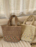 Large Woven Commuter Handbag - DippedShop Wholesale - #9491