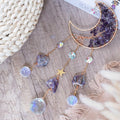 Natural Stone Moon Suncatcher - DippedShop Wholesale - #0563