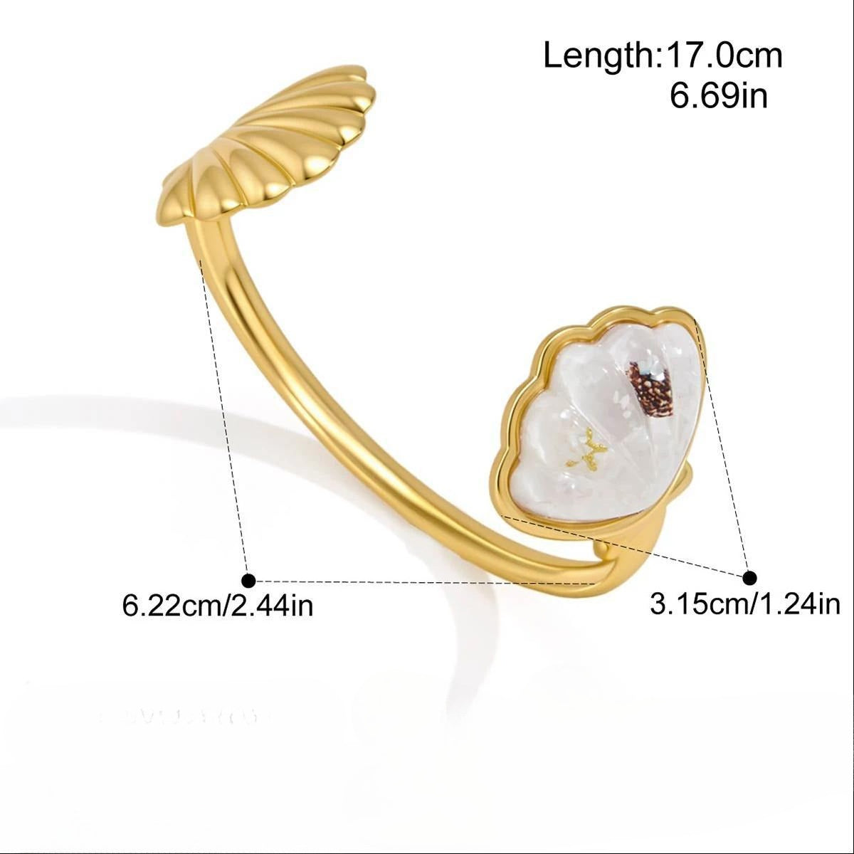 Trendy Gold Plated Starfish Mo - DippedShop Wholesale - #6227