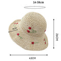 Cherry Crochet Foldable Hat - DippedShop Wholesale - #0067