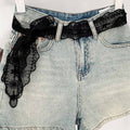 Elegant Floral Embroidered Lace Skinny Scarf MK2BW6W6NSI02