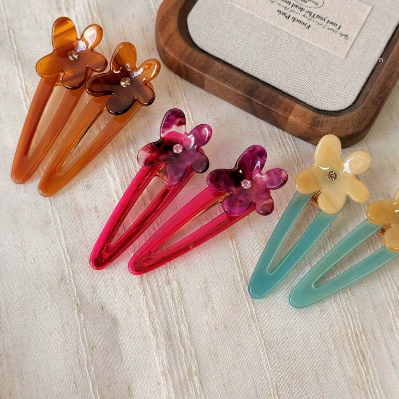Flower Duckbill Hair Clip - DippedShop Wholesale - #0371