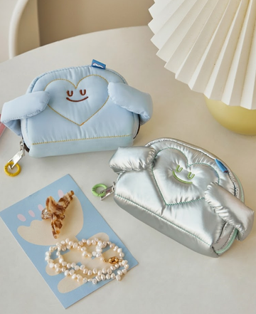 Cute Smiling Clouds Pattern Jewelry Organizer Bag 8CW6BOB364L