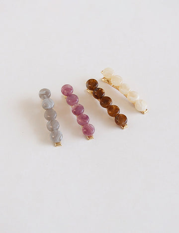 Retro Acetate Hair Clip - DippedShop Wholesale - #6547