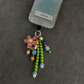 Flower Beaded Tassel Charm - DippedShop Wholesale - #4243