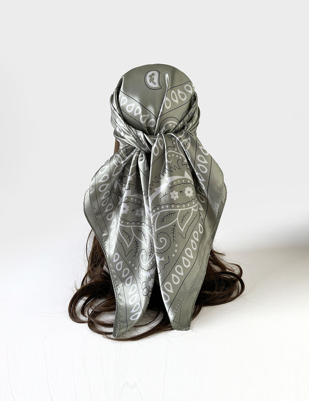 Minimalist Paisley Scarf - DippedShop Wholesale - #7571