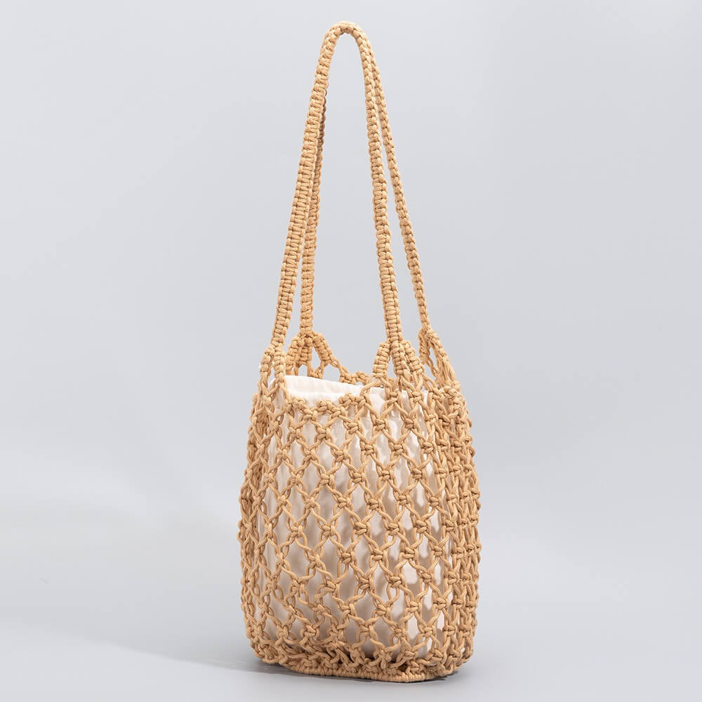 Fashion Hollow Out Bucket Shoulder Bag DP25B747