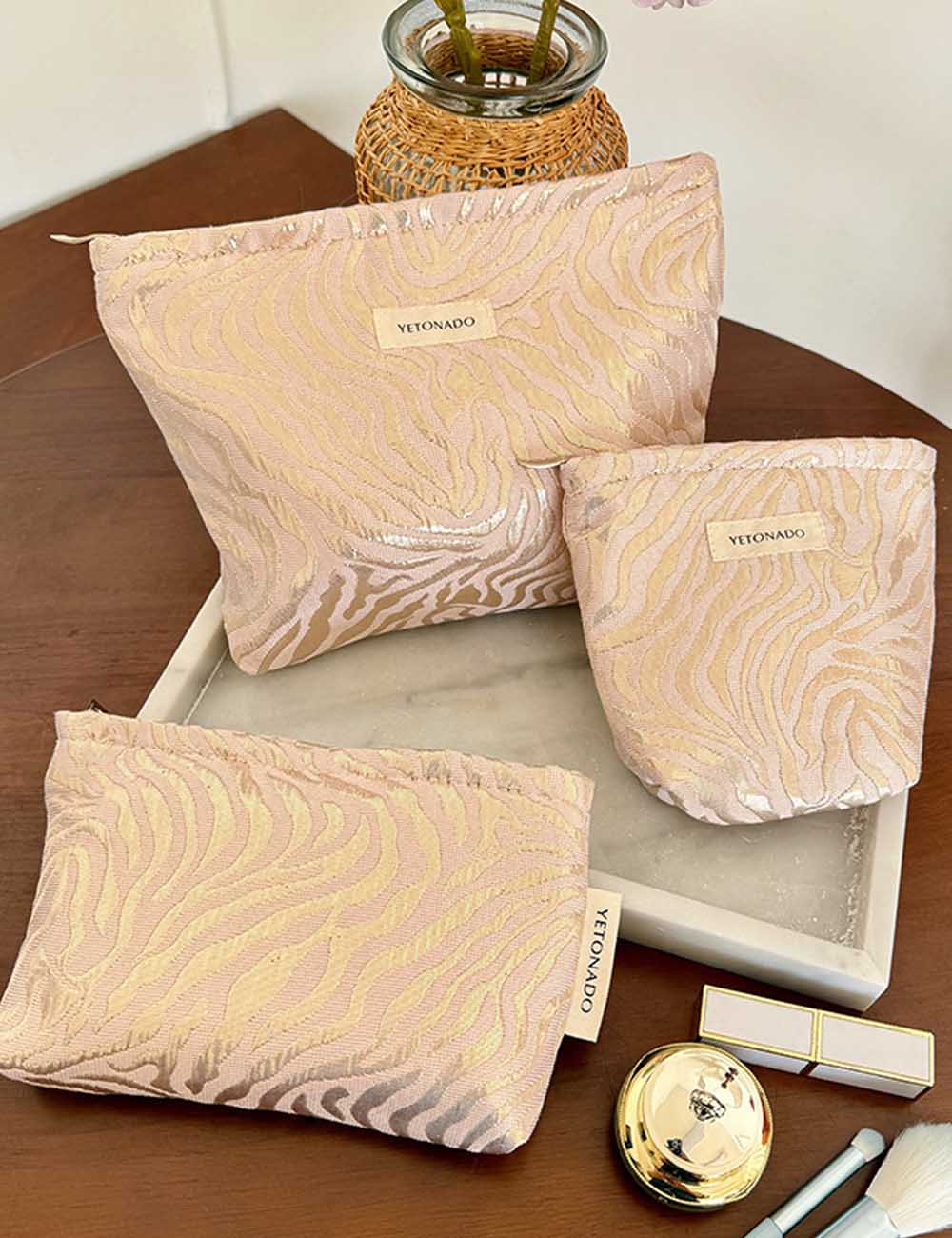 Vintage Embossed Makeup Bag - DippedShop Wholesale - #6067