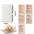 Multi Color Butterfly Jacquard Jewelry Organizer Bag 8CW6BOB356L